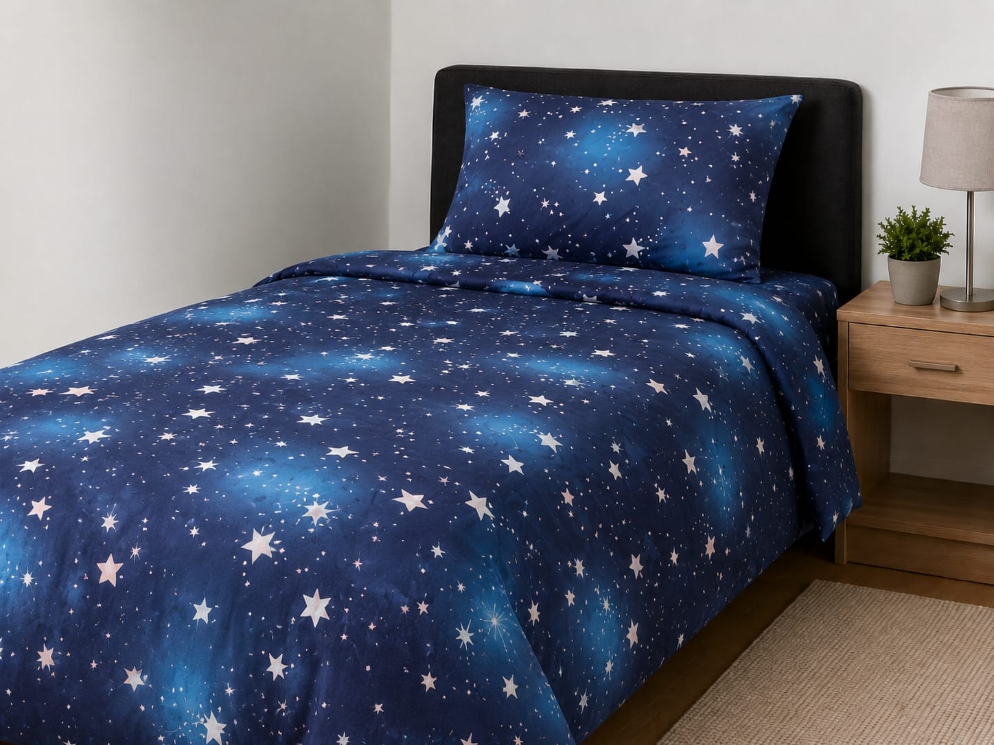 星空藍花色